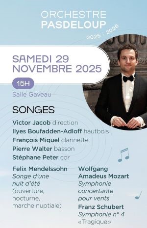 L’orchestre Pasdeloup dévoile “Songes” dirigé par Victor Jacob à la Salle Gaveau