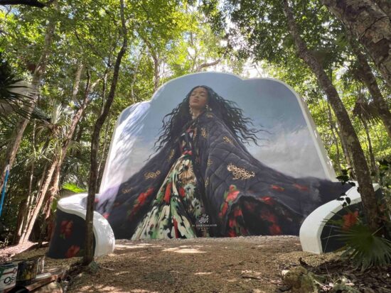 Découvrez la magnifique fresque d’ARKANE en pleine jungle mexicaine