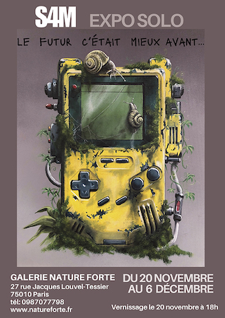 “Le Futur c’était mieux avant…” : la nouvelle exposition personnelle de l’artiste S4M à la galerie Nature Forte