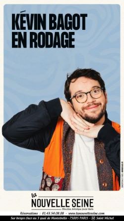 Kevin Bagot en rodage à la Nouvelle Seine pour son premier spectacle