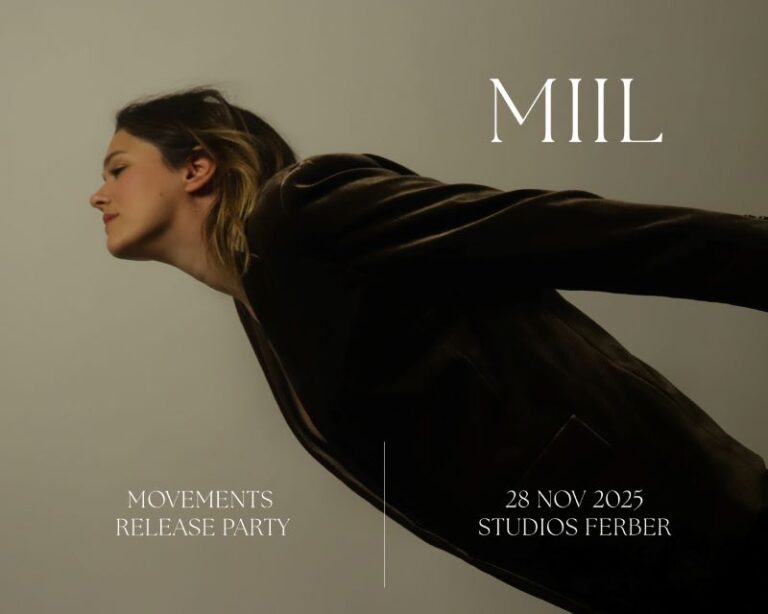 La Release Party de l’artiste française MIIL à l’occasion de la sortie de son premier EP MOVEMENTS aux Studios Ferber à Paris