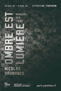 Ombre est lumière. Mémoire des lieux-daubanes-panthéon-affiche