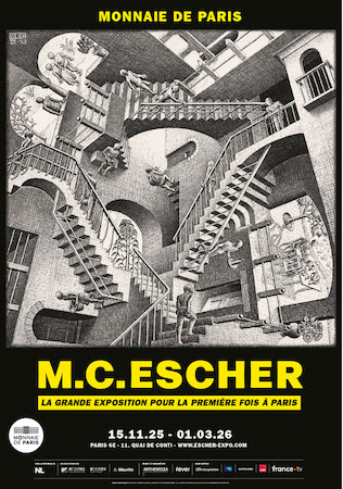 La Monnaie de Paris présente, pour la première fois à Paris, une grande rétrospective consacrée à Maurits Cornelis Escher