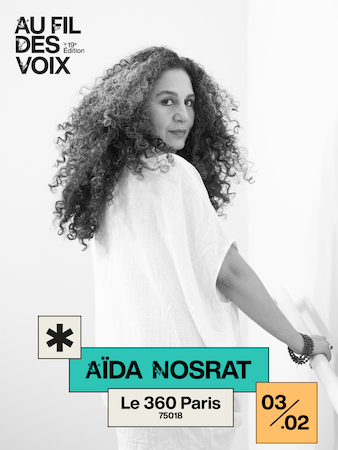 Le 360 Paris Music Factory accueille Aïda Nosrat dans le cadre du festival Au Fil des Voix 2026