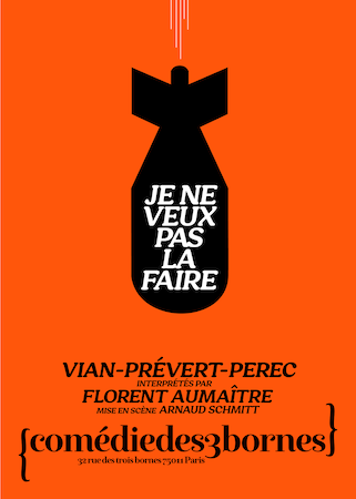 “Je ne veux pas la faire” : un seul en scène de Florent Aumaître à la Comédie des 3 Bornes