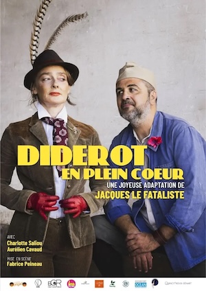 “Diderot en plein coeur”, une comédie philosophique au Théâtre des 3 clés !