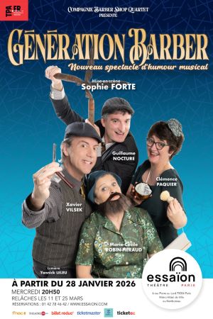 Le spectacle musical “Génération Barber” à découvrir au Théâtre Essaïon