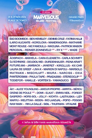 Marvellous Island Festival 2026 : le 23 & 24 mai à Torcy
