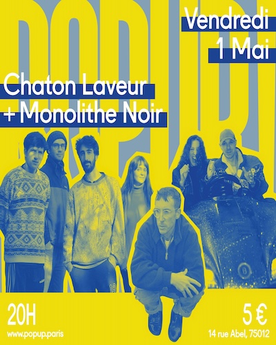 Au POPUP, 3 concerts évènements pour débuter le mois de mai !