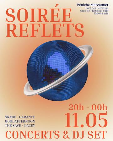 Soirée Reflets 2026 : une scène musicale représentative de tous à vivre sur la Péniche Marcounet !