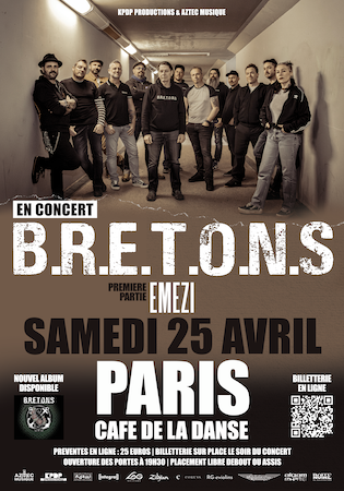 B.R.E.T.O.N.S dévoile leur nouvel album “D.A.O.U” et annonce leur concert le 25 avril au Café de la Danse