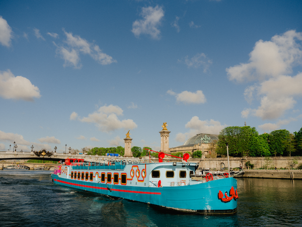 Artflux lance la Sans Souci, premier bateau œuvre d’art sur la Seine signé Sébastien Preschoux