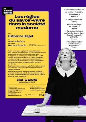 Catherine Hiegel dans “Les règles du savoir-vivre dans la société moderne”