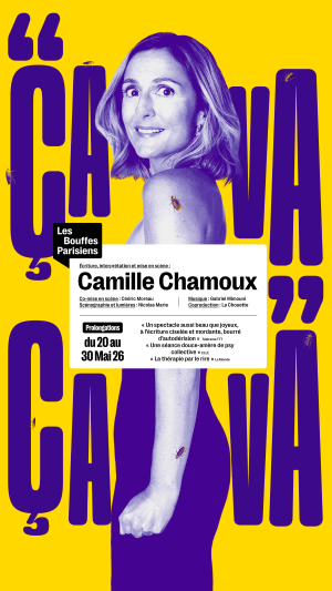 “Ça va Ça va” : le nouveau spectacle de Camille Chamoux aux Bouffes Parisiens