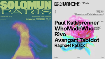 Le Brunch Electronik revient de plus belle les 13 & 14 juin 2026 à Paris