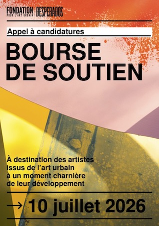 La Fondation Desperados pour l’art urbain lance sa première bourse de soutien : l’appel à candidatures est ouvert !