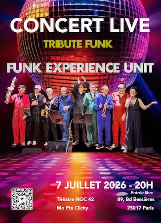 Découvrez FEU – Funk Experience Unit : l’élégance du groove et la puissance du live au Théâtre NOC 42