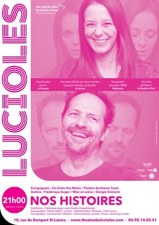 Avignon OFF 2026 : après un beau succès, “Nos Histoires” revient au Théâtre des Lucioles