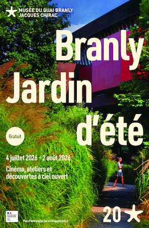 “Jardin d’été au musée du quai Branly – Jacques Chirac”, une édition spéciale 20e anniversaire, du 4 juillet au 2 août !